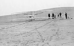 Il Flyer sul binario di lancio (14 dicembre 1903) 